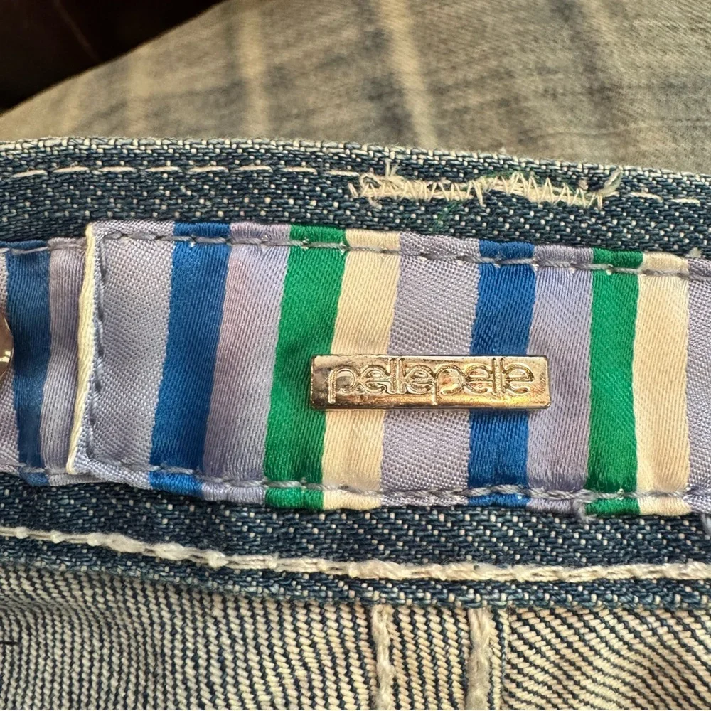 Pelle‎ Pelle Classic Y2K Blue Denim Jeans Size 46